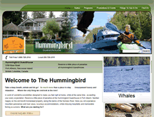 Tablet Screenshot of hummingbirdguesthouse.com